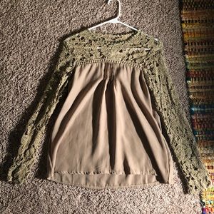 Lace Long Sleeve Top